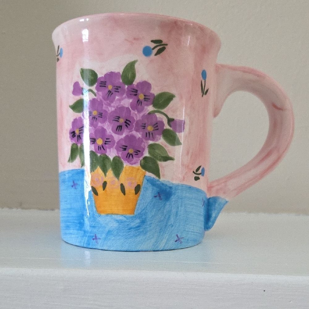 Floral Hand-Painted Mug